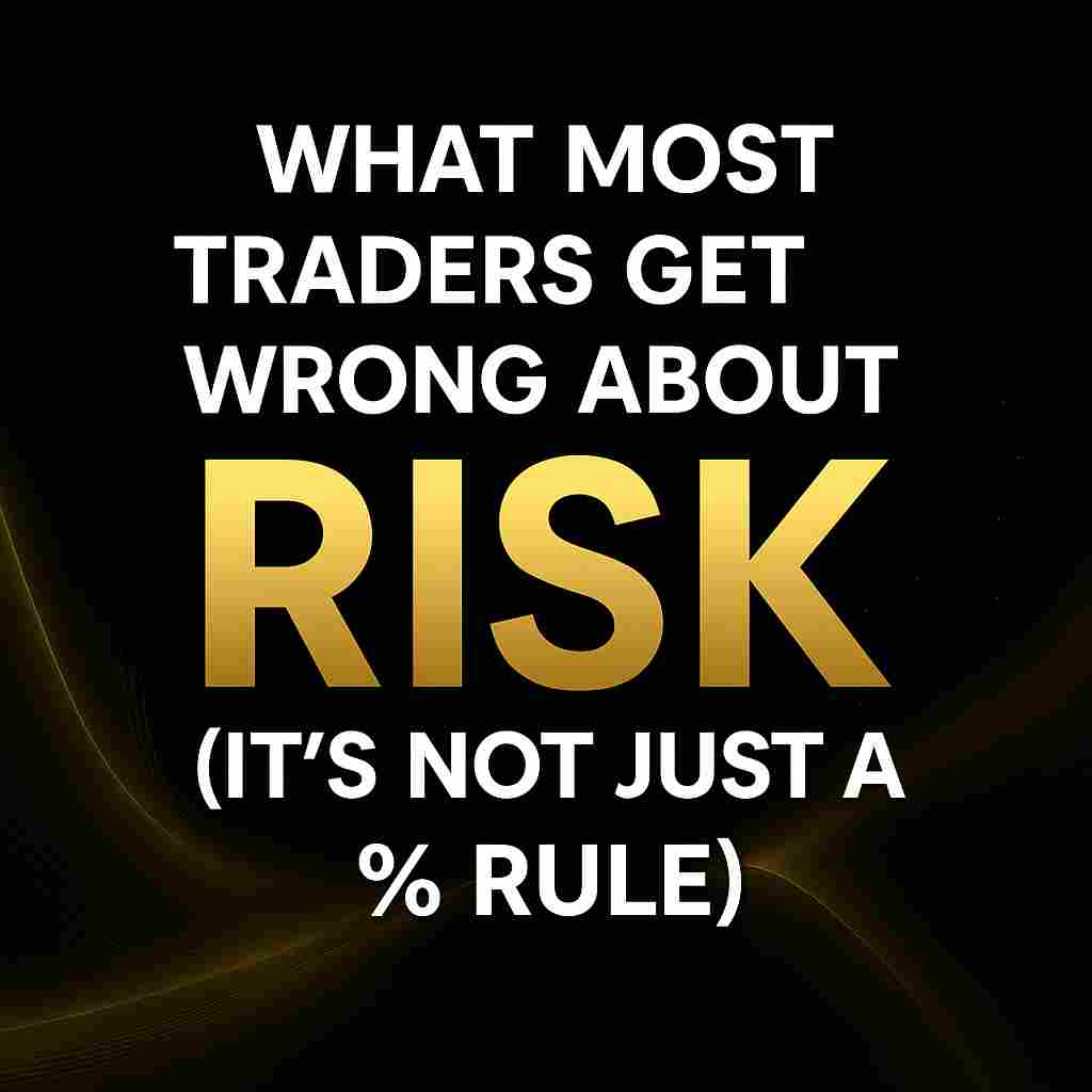 Digital graphic with bold text warning about common prop firm scams, featuring a dark theme with alert icons and a cautionary tone.